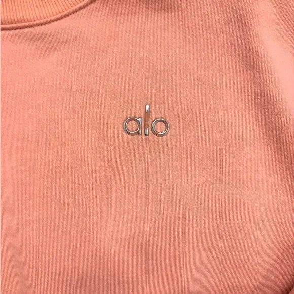 Alo medium pink accolade crew sweatshirt - Picture 5 of 5